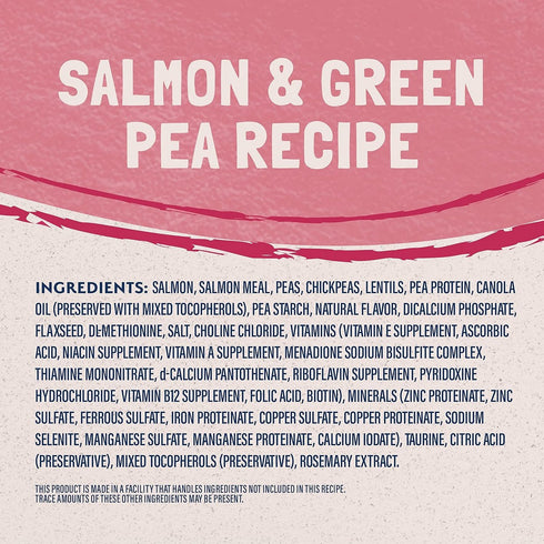 Natural Balance Grain Free Salmon & Green Pea Formula Dry Cat Food 4lb - Poudre Pet and Feed Supply